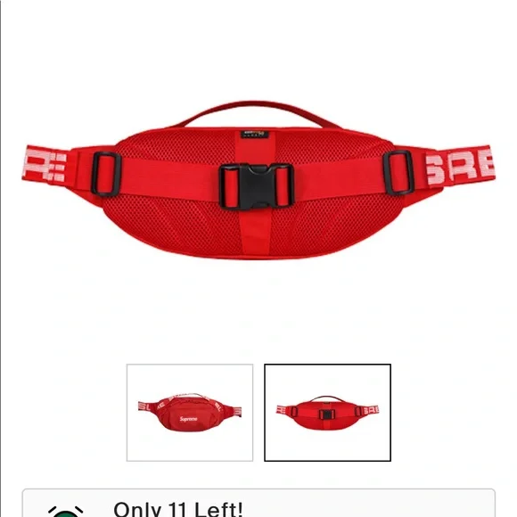 Supreme Waist Back SUPREME WAIST BAG (SS18)